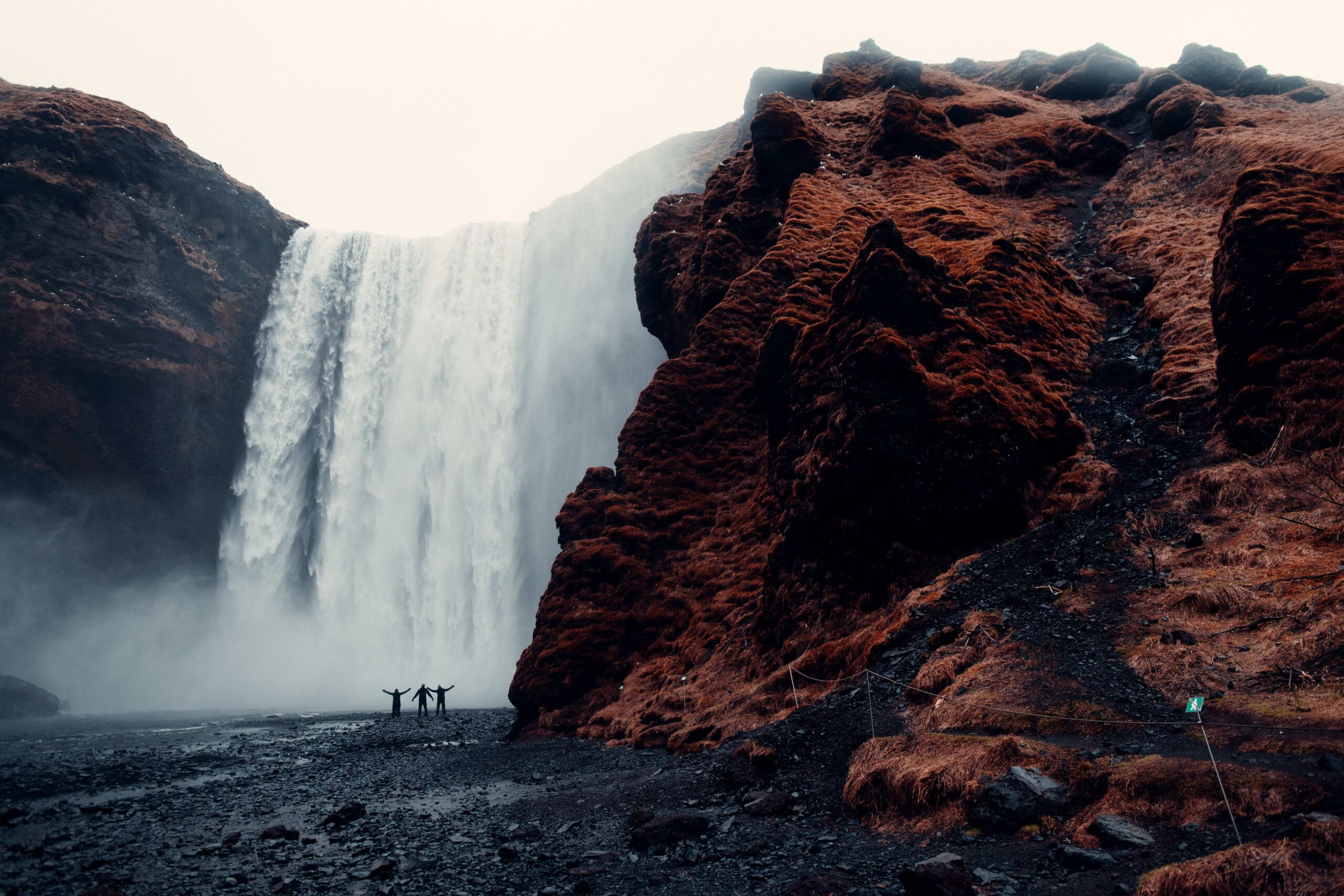 iceland waterfall